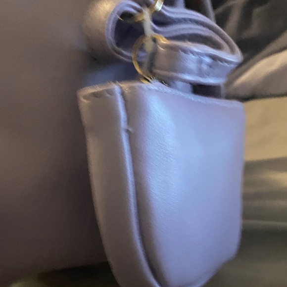 Betsey Johnson Lavender Quilted Backpack with Gold Accent - Picture 5 of 7